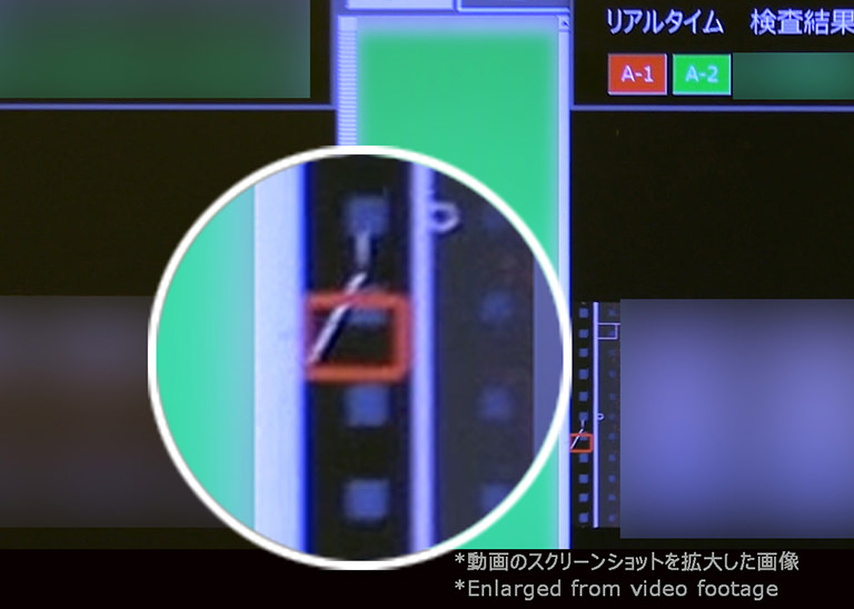Inspection results screen