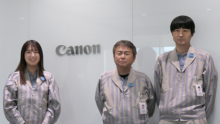 Three members of the Production Engineering Section