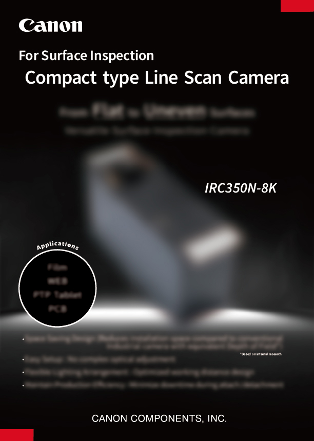 Catalog | Compact type Line Scan Camera | IRC350N-8K